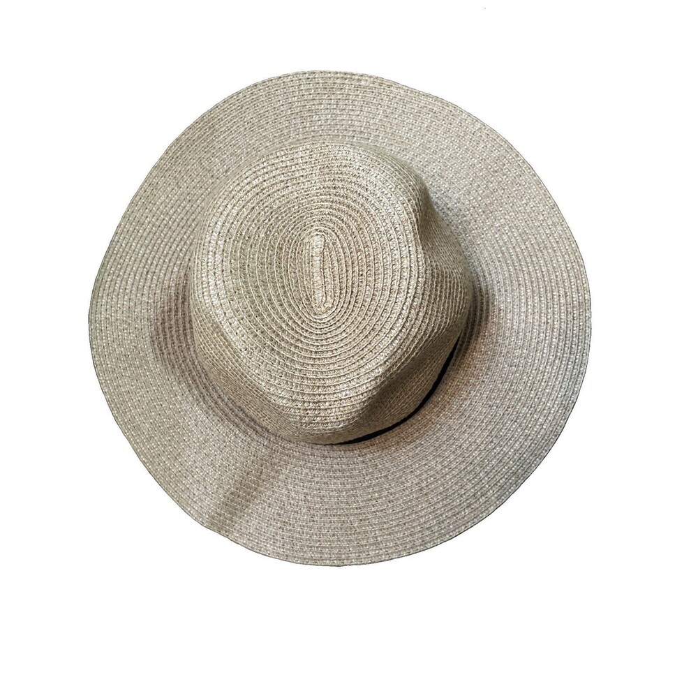 Banana Republic Women's S/M Brown Straw Hat NWT Beach Casual Preppy Summer